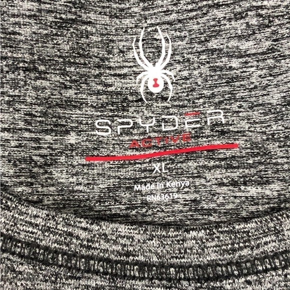NWT SPYDER ACTIVE Style# SP314 Gray Moisture Wicking Racerback Tank Top Size XL - Picture 3 of 7